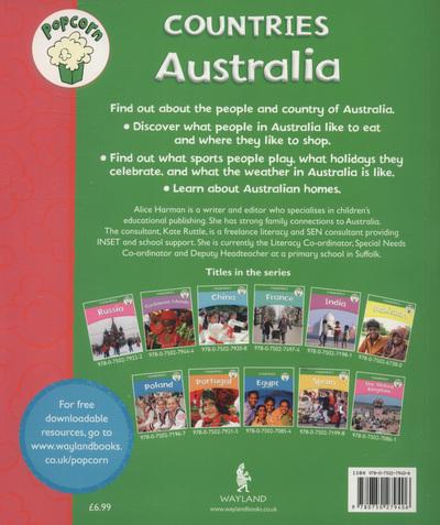 Popcorn Countries: Australia book back cover