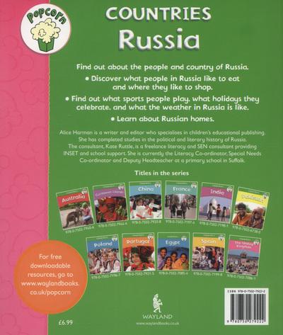 Popcorn Countries: Russia book back cover