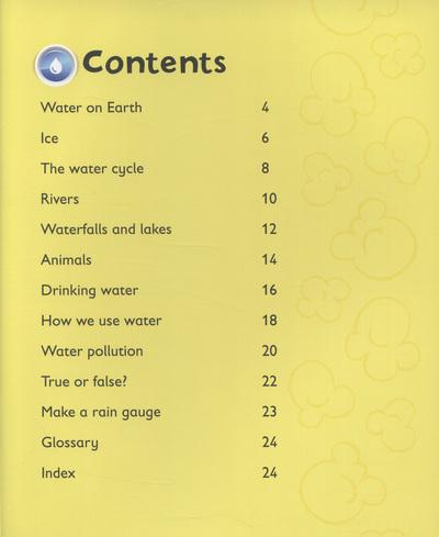 Popcorn Science Corner: Water book contents