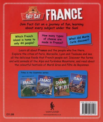 Fact Cat: France book back cover
