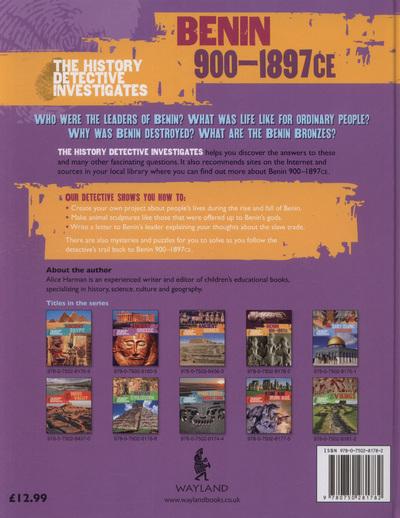 History Detective Investigates: Ancient Benin 900–1897 CE book back cover