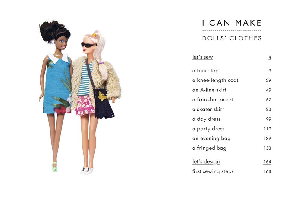 I Can Make Dolls' Clothes book contents
