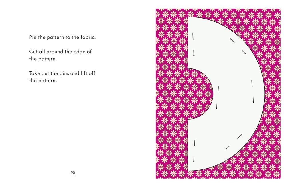 I Can Make Dolls' Clothes book inside spread