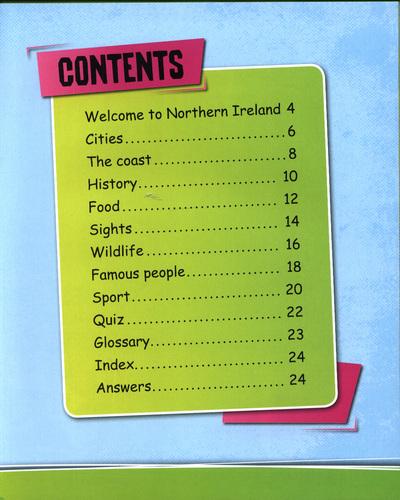 Fact Cat: Northern Ireland book contents