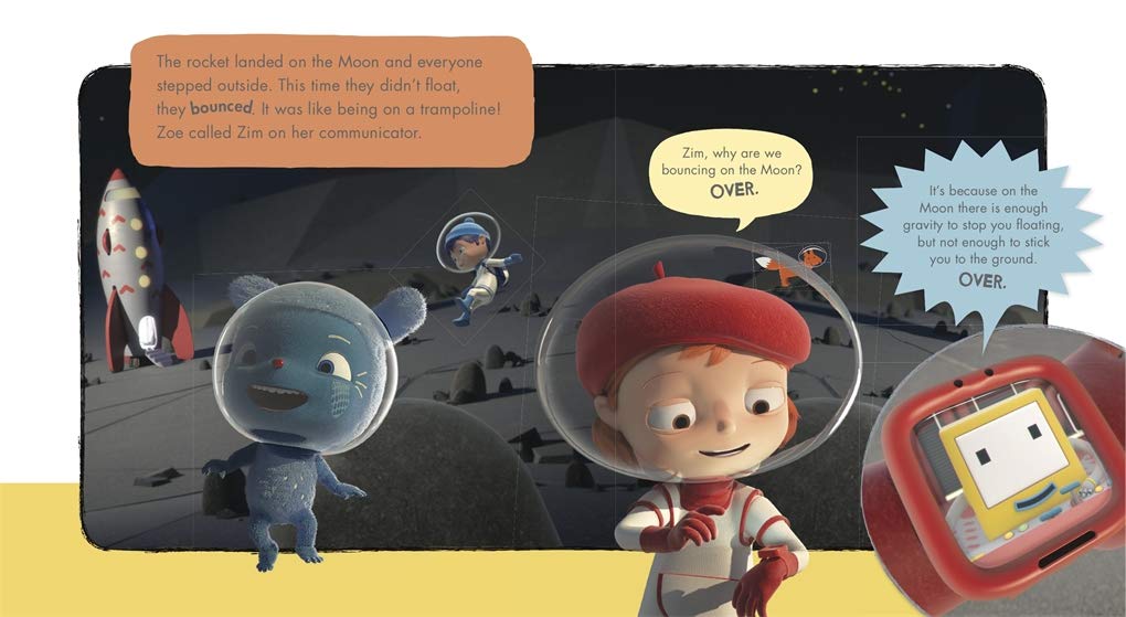 Messy Goes to OKIDO: Sandwiches in Space book inside spread 1