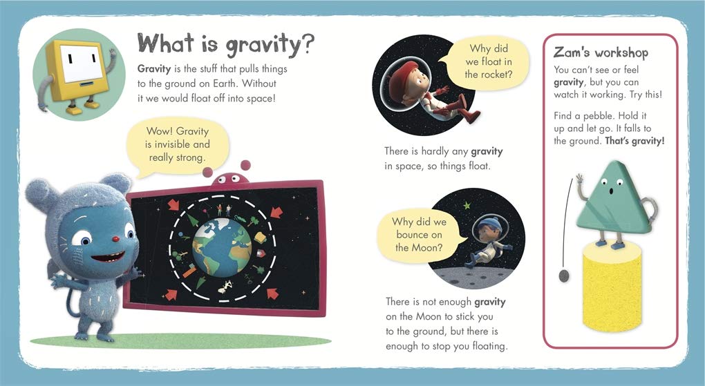 Messy Goes to OKIDO: Sandwiches in Space book inside spread 3