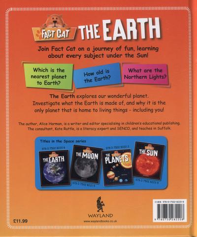 Fact Cat: Earth book back cover