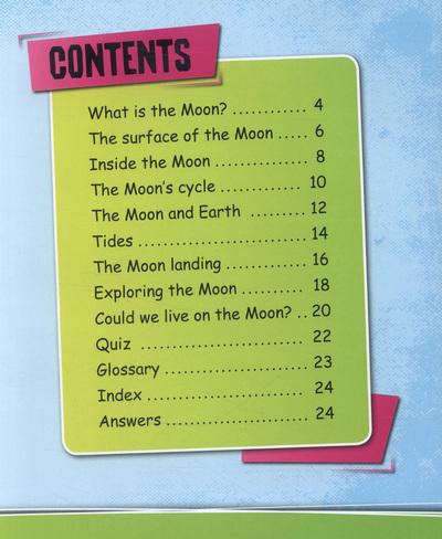 Fact Cat: The Moon book contents