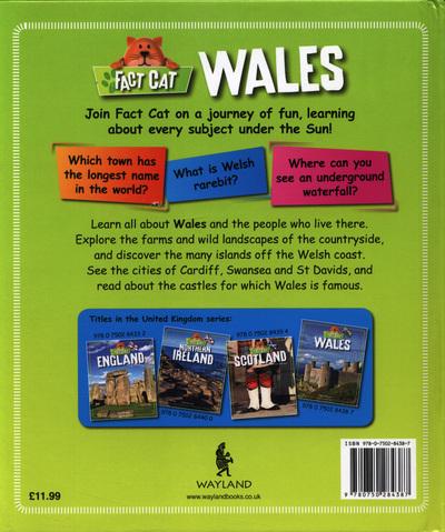 Fact Cat: Wales book back cover