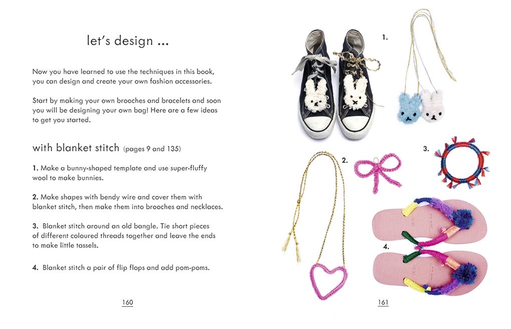 I Can Make My Own Accessories book inside spread - let's design