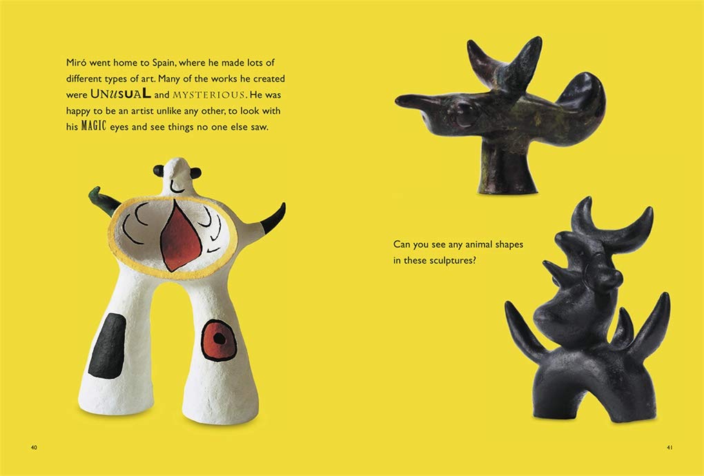 Miro's Magic Animals book inside spread