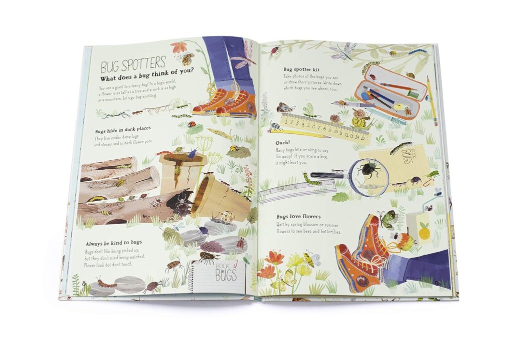 The Big Book of Bugs book inside spread - Bug spotters