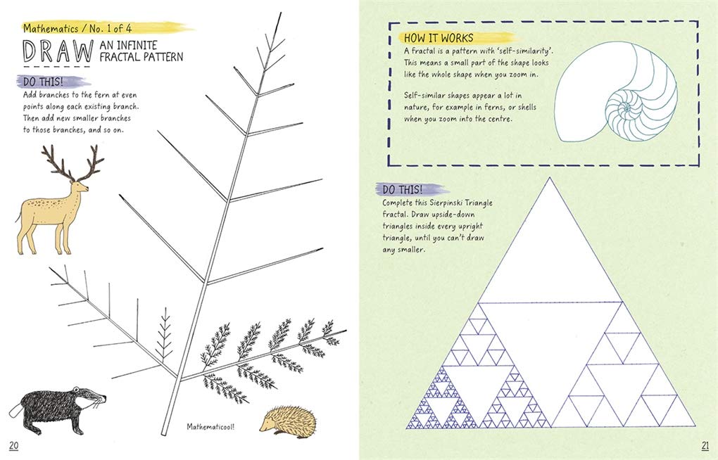 This Book Thinks You're a Scientist book inside spread - Draw