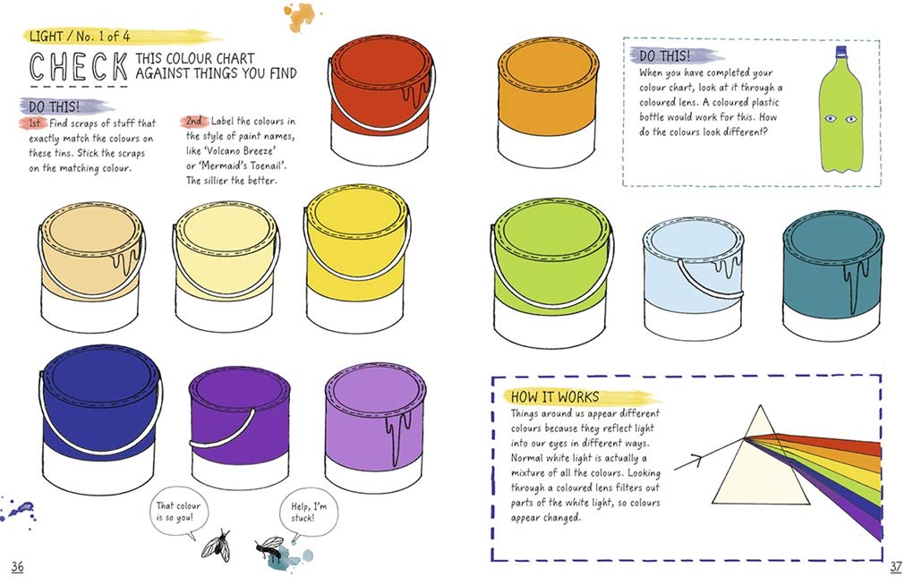 This Book Thinks You're a Scientist book inside spread - Check