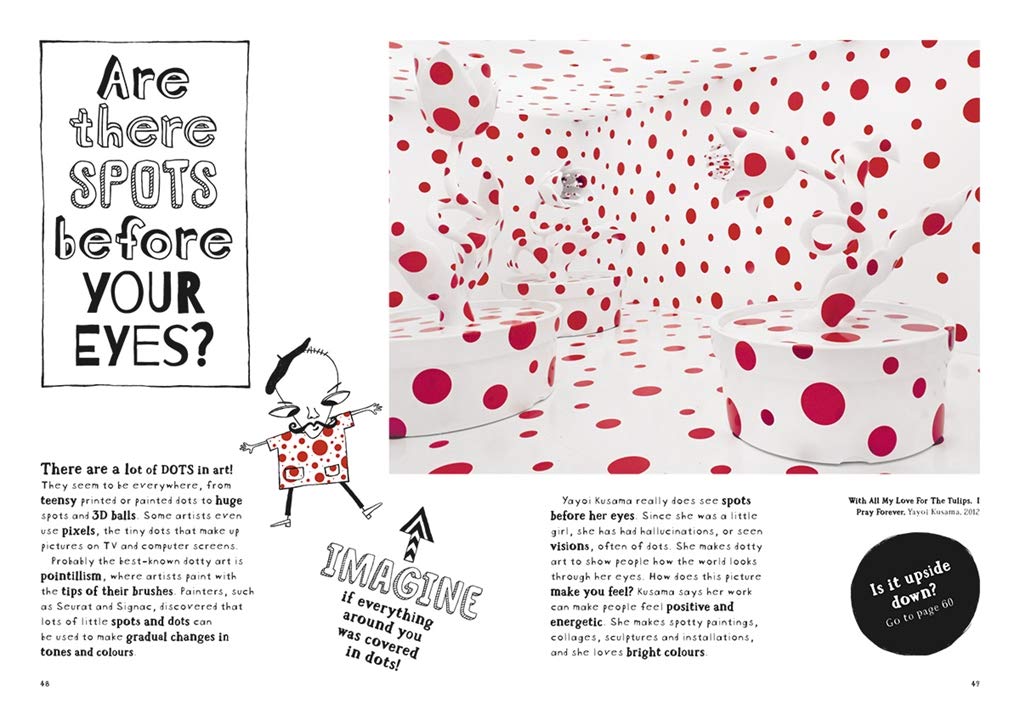 Why Is Art Full of Naked People? book inside spread - Are there spots before your eyes?