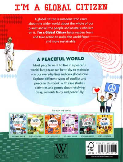 I'm a Global Ctiizen: A Peaceful World book back cover
