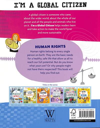 I'm a Global Citizen: Human Rights book back cover