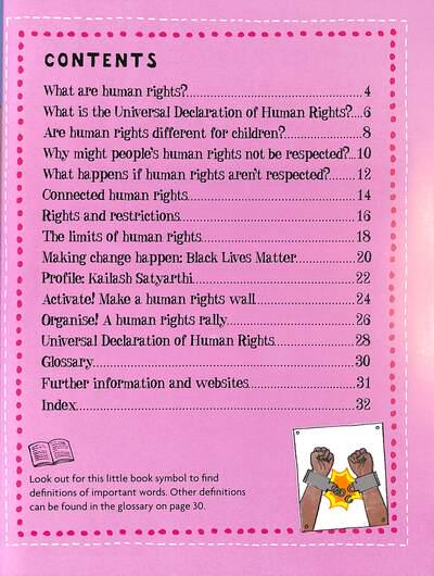 I'm a Global Citizen: Human Rights book contents