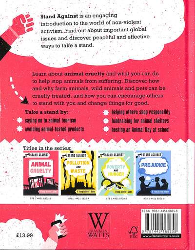 Stand Against Animal Cruelty back cover