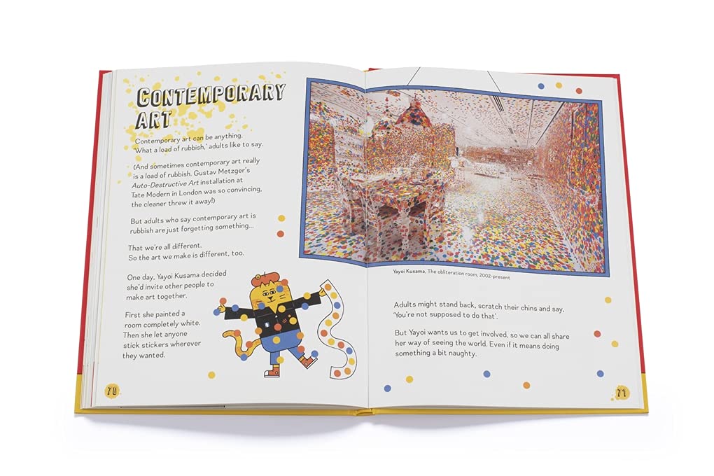 How to Be an Art Rebel book inside spread - Contemporary art