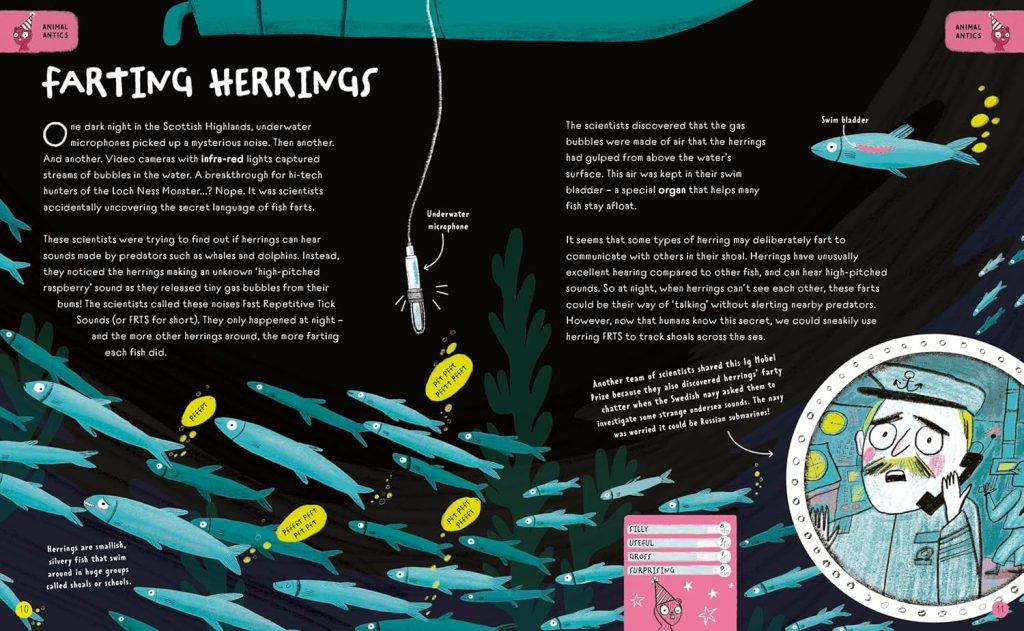 Farting Fish inside spread